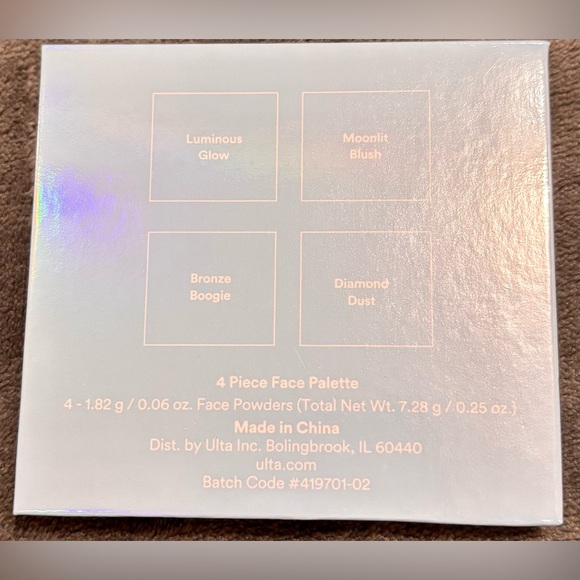 😊 JoyBright by Ulta Beauty 4 Color Face Palette - Picture 3 of 3
